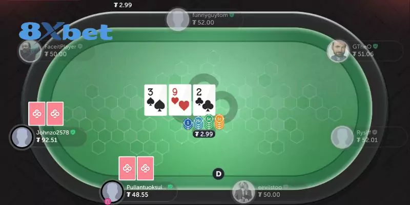 Mẹo chơi Xì tố 8xbet cực hay từ cao thủ cá cược