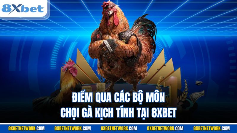 Điểm qua các bộ môn chọi gà kịch tính tại 8XBET
